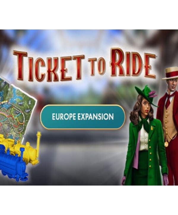 Ticket to Ride - Europe Expansion DLC Steam Key GLOBAL